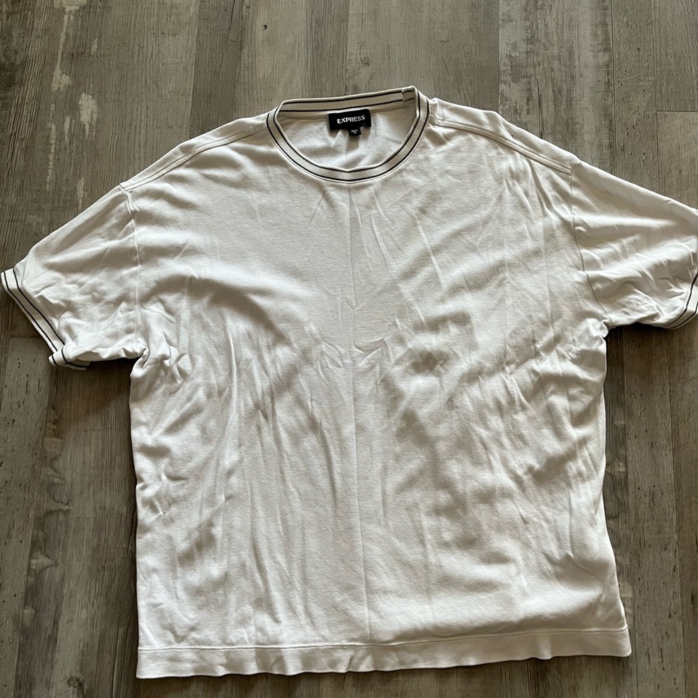 Express Men's White T-Shirt
